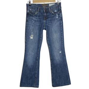 Vtg Gap 1969 Jeans Womens 1 (27x29) Western Boot Cut Denim Cowgirl Low Rise Y2K